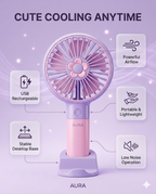 Portable Rechargeable Handheld Fan | Mini USB Cooling Fan