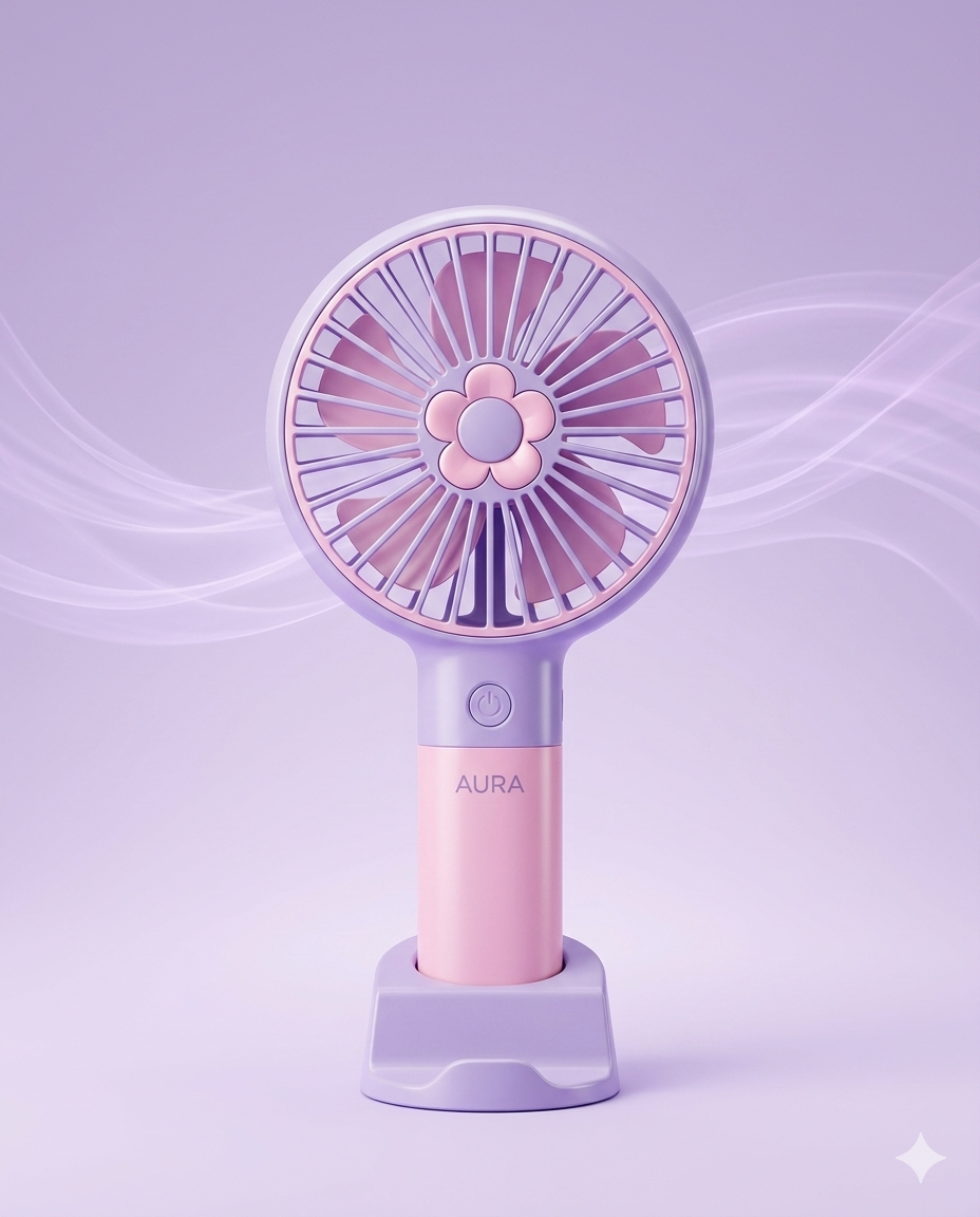Portable Rechargeable Handheld Fan | Mini USB Cooling Fan