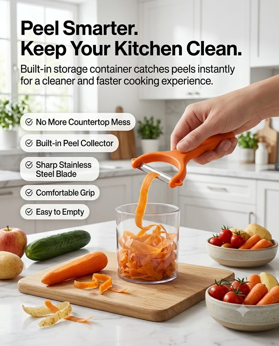 🥕 Peel Smarter. Store Cleaner. Cook Faster. ✨