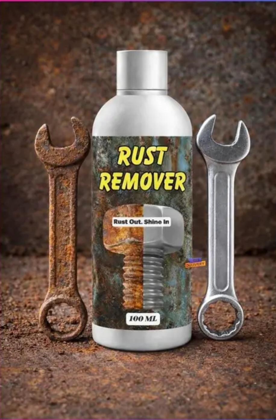 Rust Remover Spray for Metal Surfaces | Heavy Duty Rust Cleaner & Corrosion Remover |