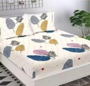 OROTON 3pcs Bedsheet set(1 Double Bedsheet and 2 pilloew covers)